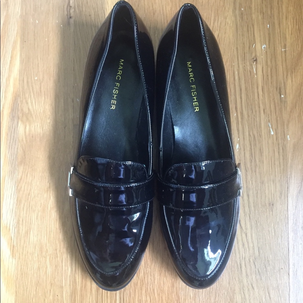 NWOT Marc Fisher Patent Loafers